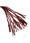 Prowler Red Long Handle Flogger - Red/black