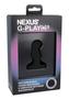 Nexus G-play+sm Rechargeable Silicone Vibrator - Small- Black