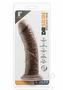 Dr. Skin Silver Collection Dildo 8in - Chocolate
